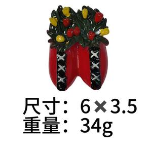 Pegatina creativa holandesa para refrigerador, pegatina 3D tridimensional de resina para refrigerador, adorno magnético para refrigerador - Product Image 2