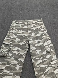 Custom Oversized Distressed Ripped <strong>Men's</strong> Outdoor Hunting <strong>Camo</strong> Pants Stacked Carpenter Camouflage Baggy <strong>Cargo</strong> <strong>Trousers</strong> - Product Image 6