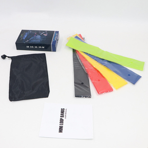 कस्टम लोगो फिटनेस रबर प्रतिरोध बैंड के लिए खेल टैप लोचदार बैंड शक्ति लूप बैंड - Product Image 2