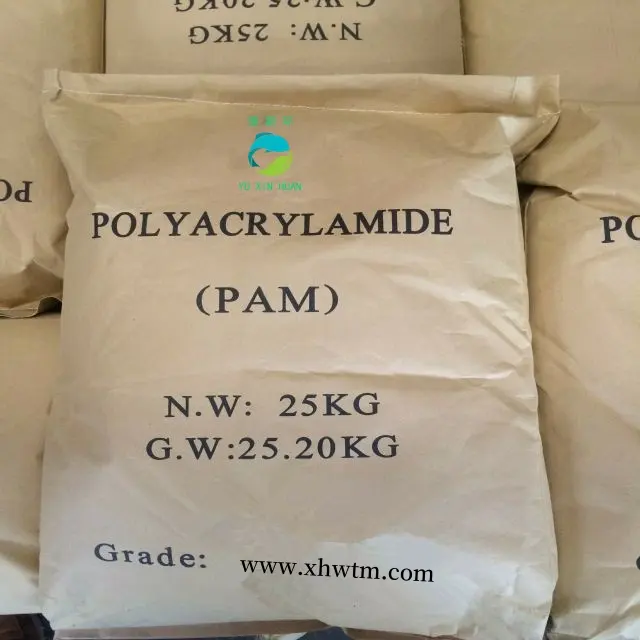 Poliacrilamida catiônica em pó CPAM de alta qualidade para tratamento de água industrial