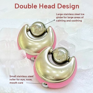 Rodillo de Enfriamiento con Esferas de Hielo para el Cuidado Facial y Ocular, Masaje Relajante y Suavizante de la Piel - Product Image 3