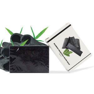 Barra de jabón de baño de carbón orgánico de limpieza profunda de piel natural de lujo al por mayor de etiqueta privada personalizada OEM - Product Image 1