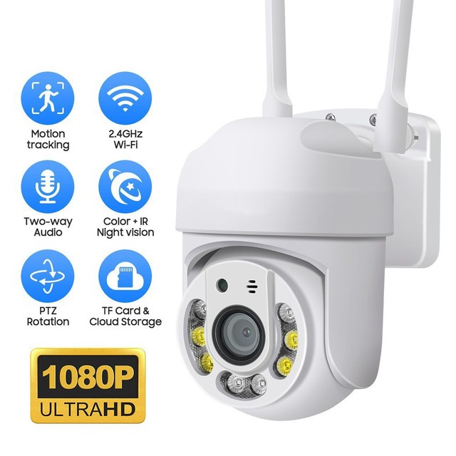 2MP C6 Wireless PTZ Camera, AI Detection, IP66 Waterproof, Cloud Storage, CCTV Camera, Camera