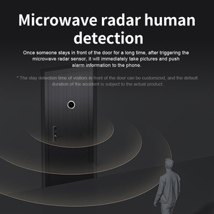 Fábrica promocional Smart Wifi 4,3 pulgadas timbre Digital radar electrónico cuerpo detección puerta <span class=keywords><strong>mirilla</strong></span> con cámara de visión nocturna - Product Image 5