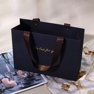 Túi giấy đựng quà cao cấp in ấn theo yêu cầu, bán buôn, dành cho thời trang, bán lẻ, trang sức, đồng hồ, thiết kế logo thương hiệu - Product Image 3