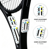 Autocollant adhésif personnalisé écologique et durable pour marqueur de score de padel, accessoire léger et portable pour raquette de tennis