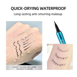 BOB Eyeliner liquido impermeabile a penna, eyeliner nero ad asciugatura rapida, punta ultra fine, trucco occhi a lunga durata, anti-sbavature, per principianti - Product Image 3