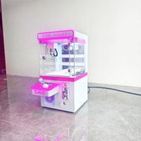 ZDYS Mini-grue à pinces de table personnalisée, à monnayeur, avec prise US, pour jouets et poupées, à vendre