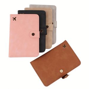 Funda de Pasaporte de PU para Mujer y Hombre, con Bloqueo RFID, Tamaño de 7 Pulgadas, sin Cierre, para Pasaportes, Documentos y Tarjetas - Product Image 1