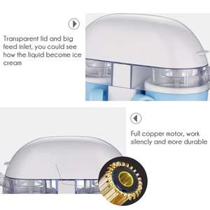 1.2L en línea Kids Swirl Mini portátil Frozen Fruit Ice Cream Maker Smoothie casero Child Ice Cream Maker Machine para el hogar - Product Image 4