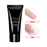Haute Qualité Ongles Extension Manucure Salon Art Bonne Ténacité Résine LED UV Poly Gel Vernis Soak-Off Gel Dur