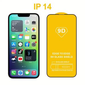 ฟิล์มกระจกนิรภัย 9d สีดำ ป้องกันการกระแทก สำหรับโทรศัพท์มือถือรุ่น 13 14 15 16 Pro Max - Product Image 1