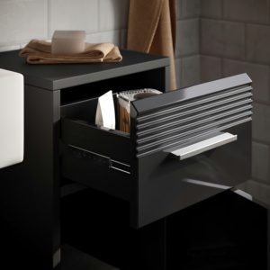 Design tedesco singolo lavello lavello di lusso set da bagno x18 b5701 mobili in armadi a vanità singola - Product Image 2