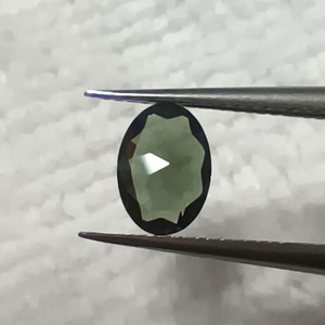152 #   Spinelle Synthétique de Couleur Verte Tourmaline à Coupe Ovale, Pierre Précieuse en Vrac pour la Fabrication de Bijoux - Product Image 4