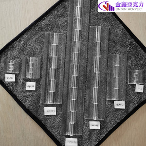 บานพับอะคริลิกใส Jin Xin ขนาด 7 นิ้ว บานพับพลาสติกเสริมแรงสำหรับกล่องโฆษณา - Product Image 2
