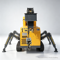 Grue araignée diesel performante pour charges lourdes, idéale pour l'entretien des postes de transformation et les travaux d'ingénierie extérieure