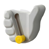 1 pièce de support de balai pour serpillière, porte-balai sans crochet constant, pince de toilette, support mural, puissant, sans trou de suivi