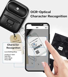 Phomemo M110 Supermarché Prix Lot QR Code À Barres Imprimante D'étiquettes Thermique Portable Imprimante De Poche avec Autocollant Papier Usb En Plastique - Product Image 2