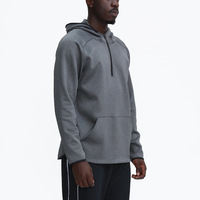 Sweat-shirt à capuche zippé pour homme, décontracté, à manches longues, idéal pour l'entraînement, la course, le basketball, le fitness et les activités sportives