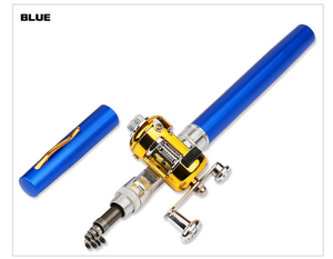 Portable Pocket Telescopic Mini <strong>Fishing</strong> Pole <strong>Pen</strong> Shape Folded <strong>Fishing</strong> <strong>Rod</strong> With Reel Wheel <strong>Fishing</strong> <strong>Rod</strong> - Product Image 6