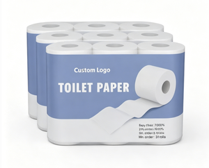 Papel Higiénico Ecológico Suave Desechable de Pulpa de Bambú Virgen Blanca Universal Rollo Estándar 10*10cm Marca <span class=keywords><strong>OULU</strong></span> Certificado ISO - Product Image 1