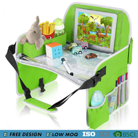 Plateau de voyage portable pour bébé avec support pour tablette, pliable et durable, pour voiture et avion