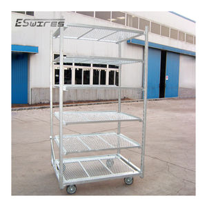 รถเข็นเหล็กชุบสังกะสีสำหรับขนส่งในฟาร์มสวนพร้อมล้อสำหรับปลูกต้นไม้ในสวนแบบดัตช์เดนมาร์ก - Product Image 2