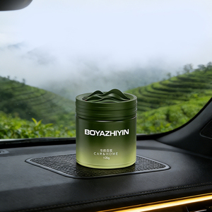 Accessoires de voiture au design moderne minimaliste en forme de sommet de montagne, gel aromathérapeutique désodorisant solide 100g, diffuseur d'air pour voiture - Product Image 1