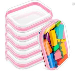 1pc Women's PC Water Resistant Custom Makeup Bag Transparent Cosmetic Case Zipper Travel <strong>Organizer</strong> Storage <strong>Bath</strong> for Wash - Product Image 1