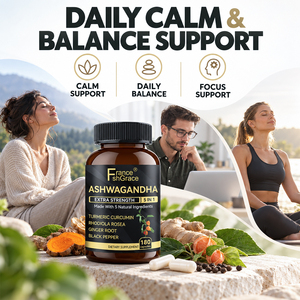 Suplemento de Extractos de Ashwagandha Herbal Shecome, Apoyo para la Respuesta al Estrés, Mejora el Sueño, 180 Cápsulas de Ashwagandha - Product Image 3
