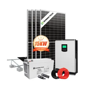 מחיר נמוך אנרגיה סולארית מערכת 3kv את מערכת שמש של רשת סט שלם שמש מערכת 15 Kw מלא