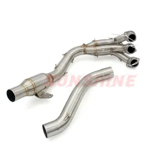 Nouveaux embouts d'échappement de moto en acier inoxydable, systèmes complets de motocross, tubes de raccordement, <span class=keywords><strong>silencieux</strong></span> <span class=keywords><strong>MT09</strong></span> MT 09 Tracer 2020-2023 - Product Image 5