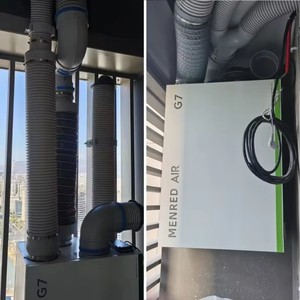 Ventilador <span class=keywords><strong>de</strong></span> Recuperación <span class=keywords><strong>de</strong></span> Energía Montado en la Pared con Sistema <span class=keywords><strong>de</strong></span> Ventilación ERV, Ventilación con Recuperación <span class=keywords><strong>de</strong></span> Calor - Product Image 2