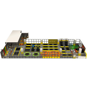 Trampolín Interior Personalizado de Gran Tamaño para Niños, Parque de Trampolines Ninja Warrior para Centros Comerciales - Product Image 4