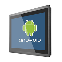 Panel PC Industrial de 15.6 Pulgadas, Sin Ventilador, IP65, Pantalla Táctil Impermeable, Computadora Android/Linux con RS232 RS485 para Operación 24/7