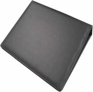 Carpeta de Anillas KINGFOM A4 de Piel Sintética para Negocios con Carpeta de Archivos y Tarjetero (Carpeta de 3 Anillas Negra) - Product Image 6