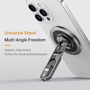 Soporte de escritorio móvil de aleación de aluminio Rotación de 360 ° para soporte de teléfono de descompresión - Product Image 5