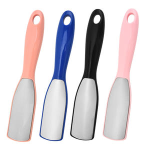 Râpe exfoliante professionnelle pour pieds, lime à pieds double face en papier de verre, lime à pieds en plastique avec logo personnalisé - Product Image 4