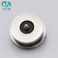Conector de Carga Magnético Ultrafino de 2 Pines CZX Personalizado de 10 mm, Conector Hembra y Macho de 2P con Contacto de Succión Delgado para Aplicaciones de Alimentación USB
