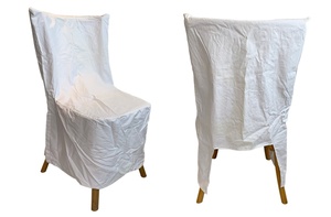 ผ้าคลุมเก้าอี้แบบนอนวูฟเวนคลุมเก้าอี้สีดำกันน้ำกันฝุ่นผ้าคลุมเก้าอี้สำหรับลานบ้านกลางแจ้ง - Product Image 4