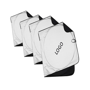 Parasoles para Parabrisas Delantero de Tela Plateada Xiangta, Protección UV, Protección contra el Calor, Protección de la Privacidad, Instalación Rápida - Product Image 1