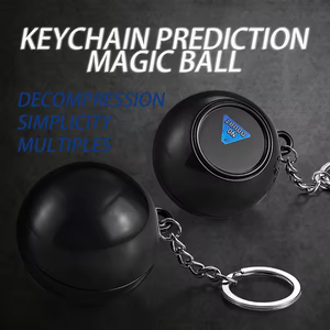 Portachiavi all'ingrosso con mini sfera magica mistica, portatile, piccola sfera della profezia, giocattolo, portachiavi per divinazione, regali - Product Image 3