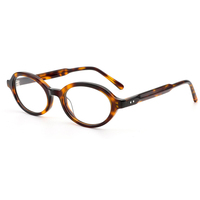 Montures de lunettes Higo en acétate écaille de tortue, monture intégrale, forme ovale classique, unisexe, lunettes de lecture tendance XB2171