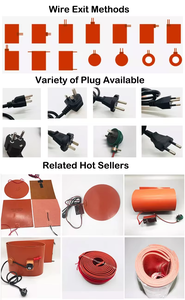 Chauffage flexible en silicone 48V avec moteur et PLC pour le cintrage latéral du bois - Product Image 6