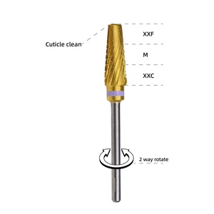 Mũi Khoan Móng Tay 5 Trong 1 Cacbua Chuyên Nghiệp, Loại Bỏ Nhanh Móng Acrylic, Mũi Khoan 2 Chiều 3/32 "Đa Chức Năng Để Làm Móng Bằng Điện - Product Image 3