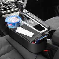 Nouvel organisateur de remplissage de siège latéral de Console de voiture de grande capacité, boîte de rangement de siège de voiture, rangement de voiture universel pour le maintien de tasse automatique