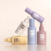 XINGYUAN Flacons pompe vides rechargeables en plastique ambré, finition mate personnalisée, 150 ml 200 ml, pour lotion hydratante, brume et soins de la peau – Lot de flacons