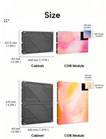 Pantalla LED COB para Interiores, Panel de Video Wall de Micro LED de Paso Fino, Pantalla de Alto Contraste para Publicidad, Señalización Digital, Vestíbulo