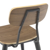 Ensemble de chaises de salle à manger en métal robuste pour usage industriel, mobilier commercial pour restaurants, bistrots, cafés, hôtels, bars