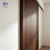 Porte coulissante encastrée murale, porte invisible, porte fantôme, sur mesure en bois MDF, directement de l'usine, style moderne minimaliste pour la maison